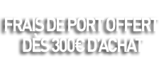 Frais de port offerts